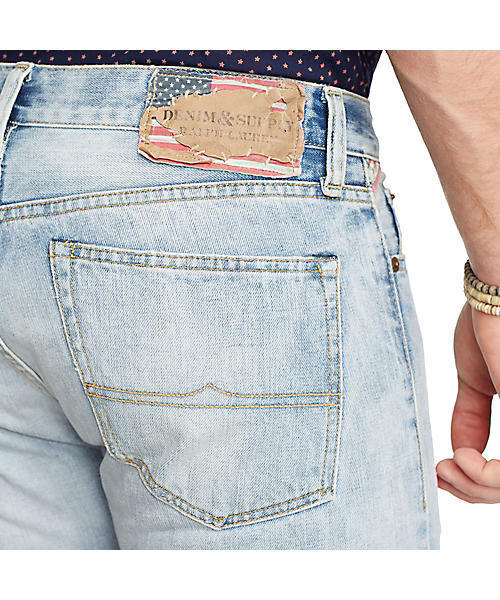 Denim & Supply Ralph Lauren（デニムアンドサプライラルフローレン）の「スリムフィット フェイデッド ジーンズ（デニムパンツ・メンズ・ブルー系9・28/30/27/30/32/32/33/30/31/32/32/30/31/30/29/32/34/32/36/32/27/32/30/30/30/32/28/32）」の4枚目の写真
