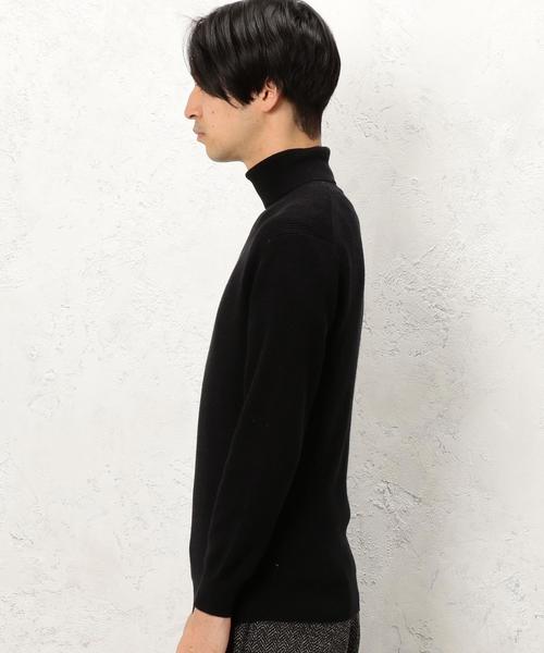 green label relaxing(グリーンレーベルリラクシング)の「KC CO/CASH AZE タートルネックニット 12G◆(ニット/セーター・メンズ・ホワイト/ブラック・MEDIUM/LARGE/SMALL/X-LARGE)」の10枚目の写真
