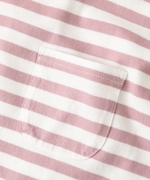 URBAN RESEARCH DOORS（アーバンリサーチドアーズ）の「DOORS オーガニックボーダー7分袖OP（ワンピース・キッズ・ブルー/ライトグレー/ピンク/ブラック/イエロー・90/105/120/135）」の11枚目の写真