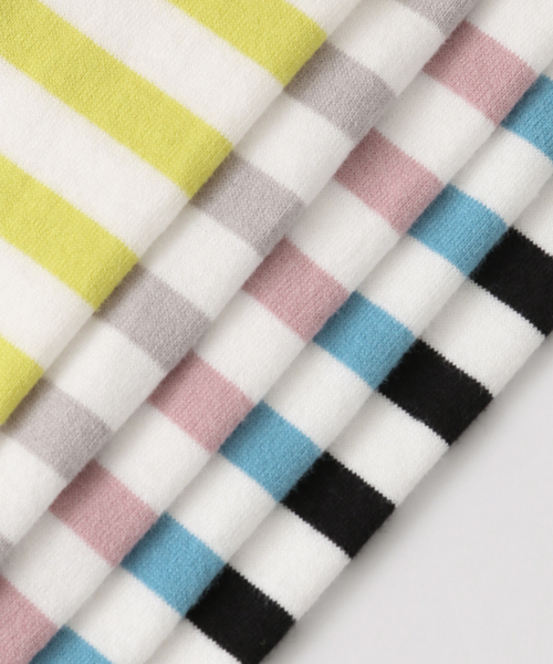 URBAN RESEARCH DOORS（アーバンリサーチドアーズ）の「DOORS オーガニックボーダー7分袖OP（ワンピース・キッズ・ブルー/ライトグレー/ピンク/ブラック/イエロー・90/105/120/135）」の15枚目の写真