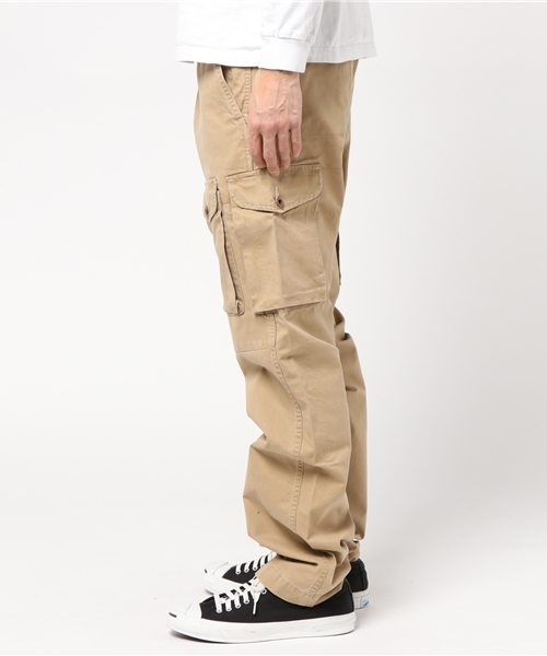 GROWN&SEWN（グロウンアンドソーン）の「GROWN&SEWN: フィールド ファティーグ パンツ（カーゴパンツ・メンズ・カーキ・31/30/32/34）」の2枚目の写真