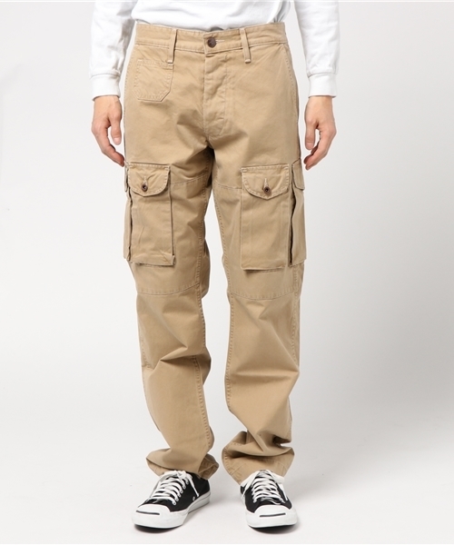 GROWN&SEWN（グロウンアンドソーン）の「GROWN&SEWN: フィールド ファティーグ パンツ（カーゴパンツ・メンズ・カーキ・31/30/32/34）」の4枚目の写真