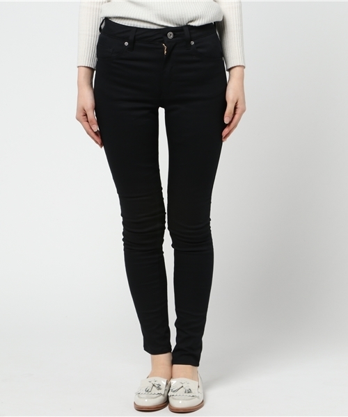 Honeys（ハニーズ）の「スリムカラースキニ― クロップド丈（その他パンツ・レディース・ブラック・L/M/S/SS）」の2枚目の写真