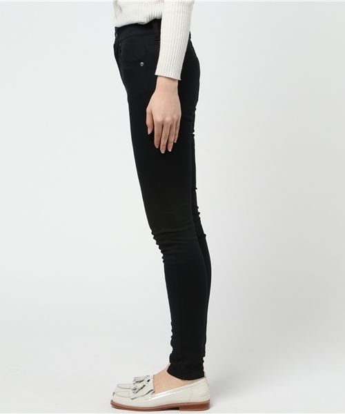 Honeys（ハニーズ）の「スリムカラースキニ― クロップド丈（その他パンツ・レディース・ブラック・L/M/S/SS）」の3枚目の写真