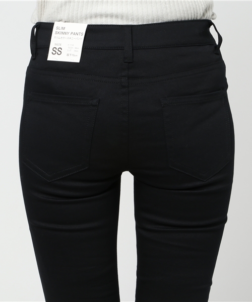 Honeys（ハニーズ）の「スリムカラースキニ― クロップド丈（その他パンツ・レディース・ブラック・L/M/S/SS）」の6枚目の写真