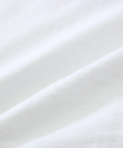 CUBE SUGAR（キューブシュガー）の「20/-天竺刺繍入りクルーTシャツ（Tシャツ/カットソー・レディース・ホワイト系その他/ホワイト系その他2/ブルー/ブラック/イエロー・M）」の18枚目の写真