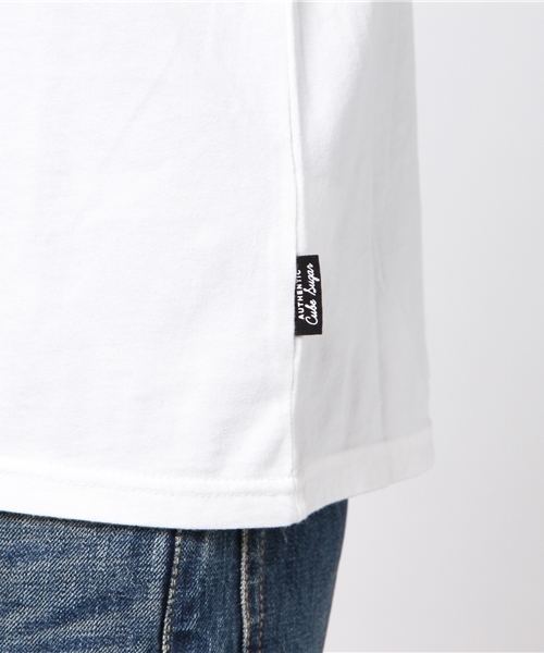 CUBE SUGAR（キューブシュガー）の「20/-天竺刺繍入りクルーTシャツ（Tシャツ/カットソー・レディース・ホワイト系その他/ホワイト系その他2/ブルー/ブラック/イエロー・M）」の11枚目の写真