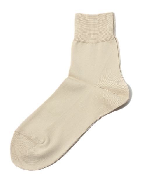 Ray BEAMS(レイビームス)の「Ray BEAMS / ソリッド ショートソックス(ソックス/靴下・レディース・オフホワイト/ブラック/ベージュ・ONE SIZE)」の1枚目の写真