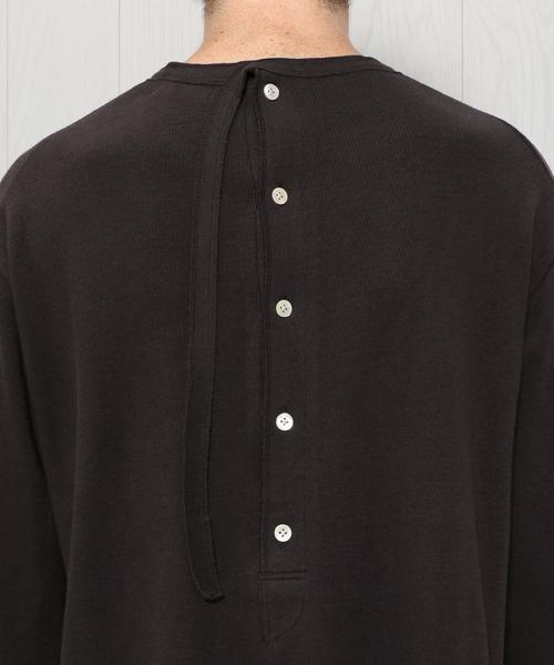 BED J.W. FORD（ベッドフォード）の「＜BED J.W FORD＞BACKHENRY THERMAL/ｶｯﾄｿｰ.（Tシャツ/カットソー・メンズ・ブラウン・2/1）」の7枚目の写真