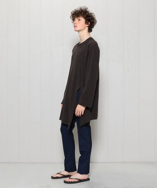 BED J.W. FORD（ベッドフォード）の「＜BED J.W FORD＞BACKHENRY THERMAL/ｶｯﾄｿｰ.（Tシャツ/カットソー・メンズ・ブラウン・2/1）」の9枚目の写真