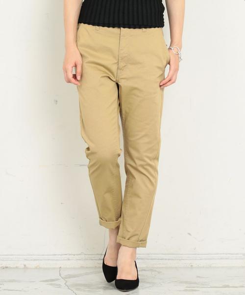 BEAUTY&YOUTH UNITED ARROWS（ビューティーアンドユースユナイテッドアローズ）の「【WEB限定】by ※∴チノテーパードパンツ ◆（チノパンツ・レディース・ネイビー/ダークグリーン/ベージュ/ブラック・LARGE/MEDIUM/SMALL）」の15枚目の写真