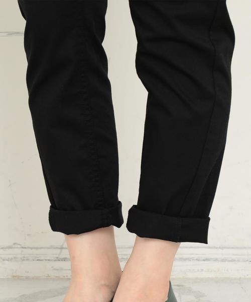 BEAUTY&YOUTH UNITED ARROWS（ビューティーアンドユースユナイテッドアローズ）の「【WEB限定】by ※∴チノテーパードパンツ ◆（チノパンツ・レディース・ネイビー/ダークグリーン/ベージュ/ブラック・LARGE/MEDIUM/SMALL）」の9枚目の写真