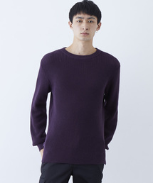 wjk black | 【wjk black】≪STUDIOUS限定≫ミドルゲージワッフルクルーネックニット(ニット/セーター)