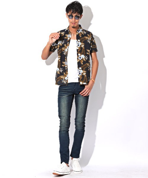 LUXSTYLE（ラグスタイル）の「スーパーストレッチスキニーデニムパンツ（デニムパンツ・メンズ・ホワイト/ライトブルー/ブラック/ネイビー/インディゴブルー/ブルー/ダークグレー/ブラック系その他/ダークブルー/ブルー系その他/サックスブルー/ブルー系その他2・L/M/S/XL/XXL）」の19枚目の写真