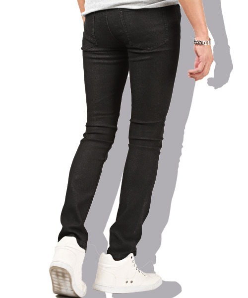 LUXSTYLE（ラグスタイル）の「スーパーストレッチスキニーデニムパンツ（デニムパンツ・メンズ・ホワイト/ライトブルー/ブラック/ネイビー/インディゴブルー/ブルー/ダークグレー/ブラック系その他/ダークブルー/ブルー系その他/サックスブルー/ブルー系その他2・L/M/S/XL/XXL）」の22枚目の写真