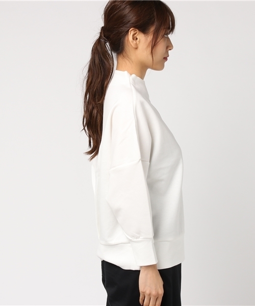 PAPILLONNER（パピヨネ）の「コットンダンボールカットソー（Tシャツ/カットソー・レディース・グレー/オフホワイト・FREE）」の6枚目の写真