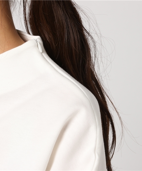 PAPILLONNER（パピヨネ）の「コットンダンボールカットソー（Tシャツ/カットソー・レディース・グレー/オフホワイト・FREE）」の9枚目の写真