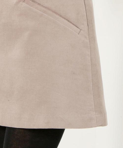 Jewel Changes(ジュエルチェンジズ)の「<新色追加>★JC C/Pu ベルベティーン ミニスカート(スカート・レディース・ダークブラウン/グレー/ピンク・38/36/34)」の10枚目の写真