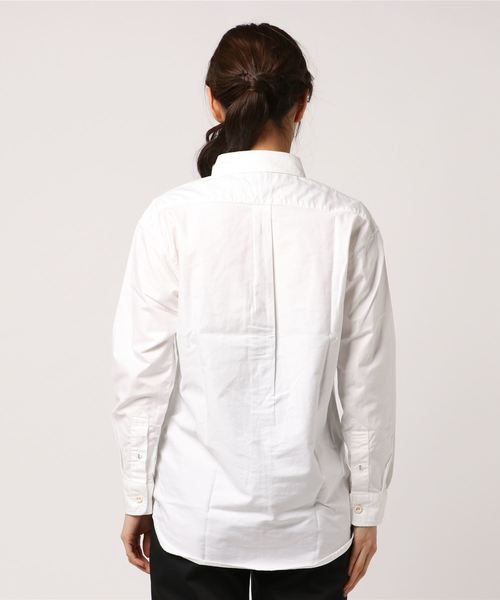 EEL（イール）の「EEL / イール  陶器ボタンのシャツ（ウィメンズ）（シャツ/ブラウス・レディース・ネイビー/ホワイト・XS）」の3枚目の写真