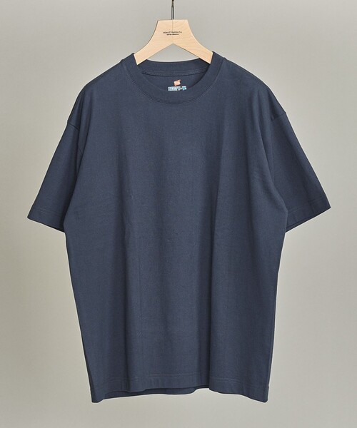 HANES（ヘインズ）の「【別注】 ＜Hanes（ヘインズ）＞ BEEFY-T/ビーフィー Tシャツ ◇ ：（Tシャツ/カットソー・メンズ・ホワイト/ブラック/グレー/ライム/コバルトブルー/ライラック/オリーブ/ライトピンク/ネイビー/パープル/その他1/ベージュ/ロイヤルブルー/ワインレッド・LARGE/X-LARGE/MEDIUM/SMALL）」の7枚目の写真