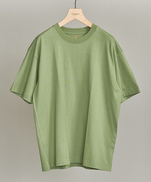 HANES（ヘインズ）の「【別注】 ＜Hanes（ヘインズ）＞ BEEFY-T/ビーフィー Tシャツ ◇ ：（Tシャツ/カットソー・メンズ・ホワイト/ブラック/グレー/ライム/コバルトブルー/ライラック/オリーブ/ライトピンク/ネイビー/パープル/その他1/ベージュ/ロイヤルブルー/ワインレッド・LARGE/X-LARGE/MEDIUM/SMALL）」の5枚目の写真