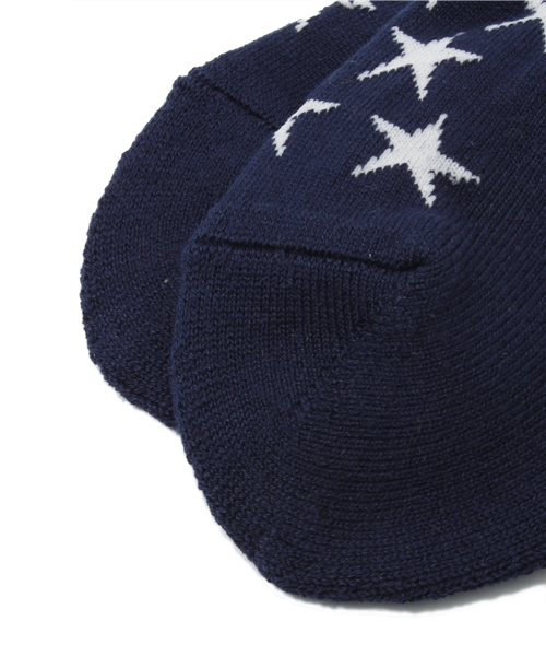HYSTERIC GLAMOUR（ヒステリックグラマー）の「STAR AND STRIPES アンクルソックス（ソックス/靴下・メンズ・レッド/ネイビー/グレー・FREE）」の4枚目の写真