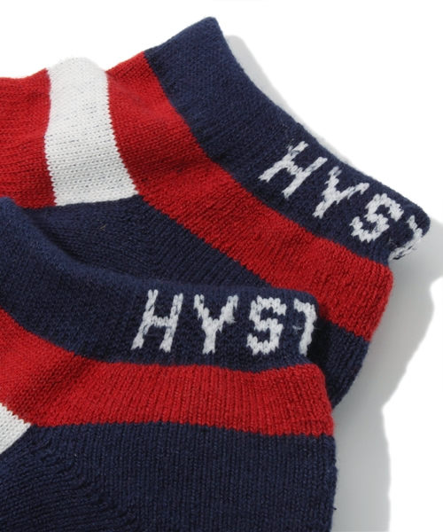 HYSTERIC GLAMOUR（ヒステリックグラマー）の「STAR AND STRIPES アンクルソックス（ソックス/靴下・メンズ・レッド/ネイビー/グレー・FREE）」の6枚目の写真