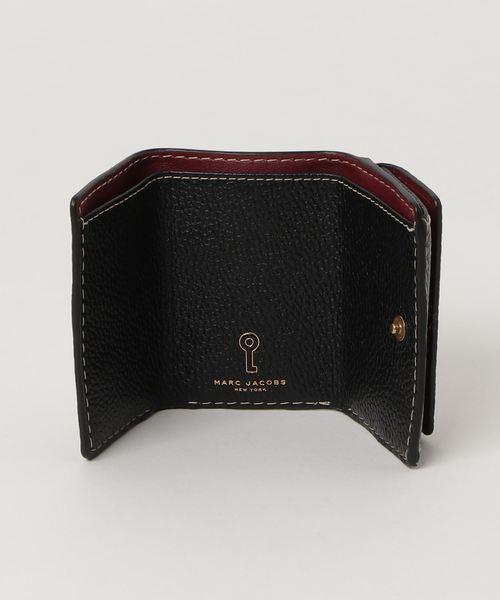 MARC JACOBS 三つ折り財布 ブラック MARC JACOBS（マークジェイコブス）の「THE GRIND/ザ グラインド ミニ