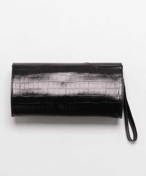 THE CODE（ザ コード）の「THE CODE BAGUETTE COCO PRINT COW LEATHER クロコ型押し切替クラッチ