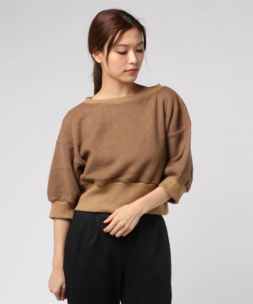 flower(フラワー)の「ラウンドコンパクトトップ(その他トップス・レディース・ブラウン/レッド/アイボリー・FREE)」の7枚目の写真