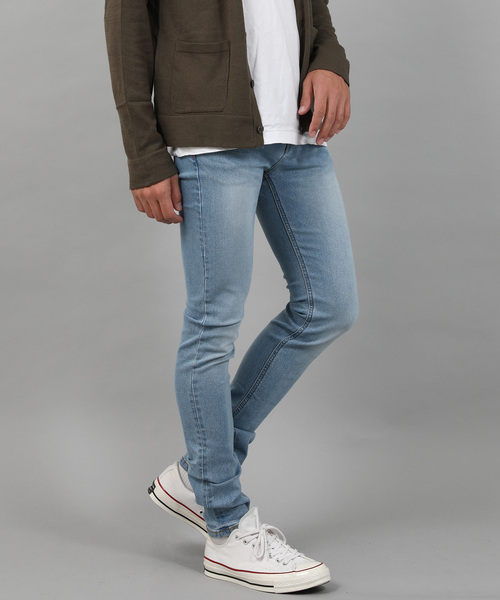 Ressaca(レサーカ)の「ストレッチスキニーデニム(デニムパンツ・メンズ・ブラック/ブルー/ライトブルー・S/M/L/XL)」の11枚目の写真