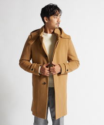 DESIGNWORKS | ショートビーバーフードコート(ステンカラーコート)