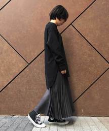 Munich | ポリエステルフランネルプリーツスカート(スカート)