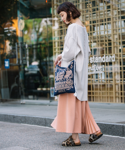 Munich（ミューニック）の「ポリエステルフランネルプリーツスカート