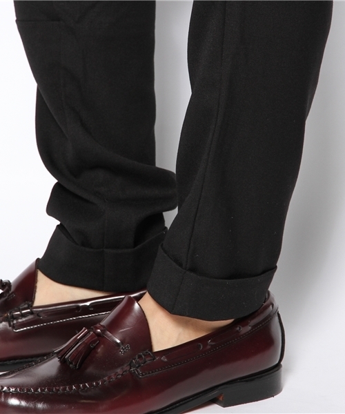Lui's(ルイス)の「Lui's サルエルスラックスパンツ(スラックス・メンズ・ブラック/チャコールグレー/ライトグレー・SMALL/MEDIUM)」の9枚目の写真