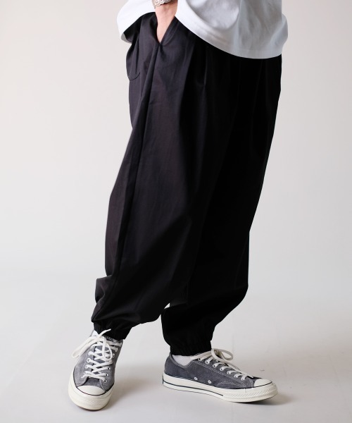 rehacer（レアセル）の「rehacer : Balloon Easy Wide Pants / バルーンイージーワイド パンツ（その他パンツ・メンズ・ブラック/ネイビー/ベージュ・SMALL/MEDIUM/LARGE）」の6枚目の写真