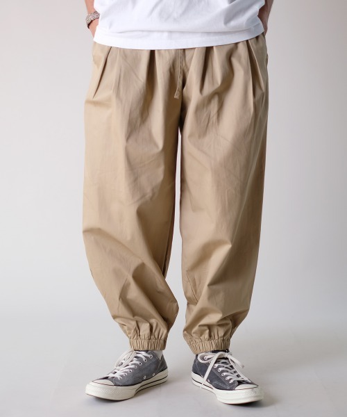 rehacer（レアセル）の「rehacer : Balloon Easy Wide Pants / バルーンイージーワイド パンツ（その他パンツ・メンズ・ブラック/ネイビー/ベージュ・SMALL/MEDIUM/LARGE）」の7枚目の写真