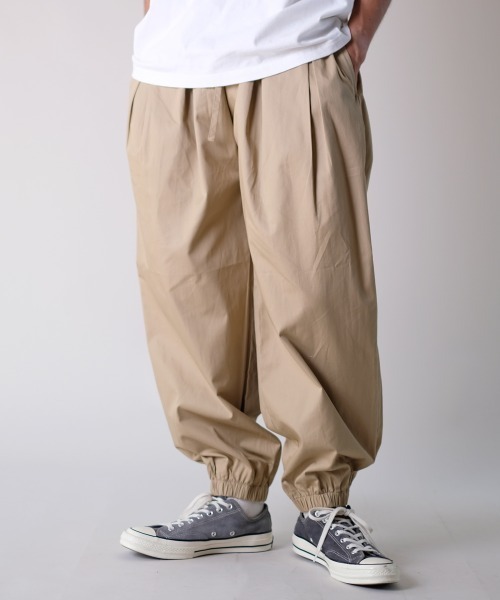 rehacer（レアセル）の「rehacer : Balloon Easy Wide Pants / バルーンイージーワイド パンツ（その他パンツ・メンズ・ブラック/ネイビー/ベージュ・SMALL/MEDIUM/LARGE）」の9枚目の写真