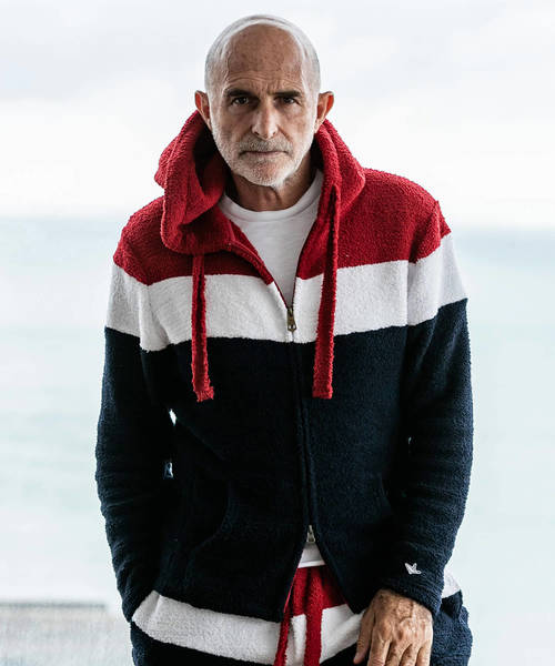 1piu1uguale3 RELAX(ウノピュウノウグァーレトレリラックス)の「1PIU1UGUALE3 RELAX(ウノピゥウノウグァーレトレ)カシミアタッチニットパーカ(パーカー・メンズ・ブラック/レッド/ブルー・SMALL/MEDIUM/LARGE/X-LARGE)」の3枚目の写真