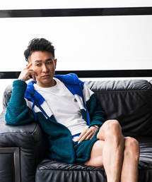 1PIU1UGUALE3 RELAX(ウノピゥウノウグァーレトレ)カシミアタッチニットパーカ