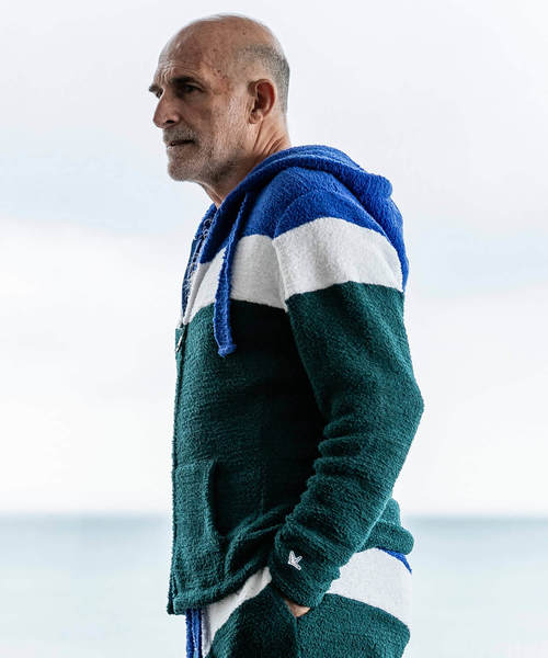 1piu1uguale3 RELAX(ウノピュウノウグァーレトレリラックス)の「1PIU1UGUALE3 RELAX(ウノピゥウノウグァーレトレ)カシミアタッチニットパーカ(パーカー・メンズ・ブラック/レッド/ブルー・SMALL/MEDIUM/LARGE/X-LARGE)」の4枚目の写真