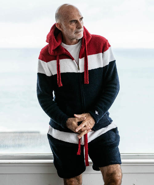 1piu1uguale3 RELAX(ウノピュウノウグァーレトレリラックス)の「1PIU1UGUALE3 RELAX(ウノピゥウノウグァーレトレ)カシミアタッチニットパーカ(パーカー・メンズ・ブラック/レッド/ブルー・SMALL/MEDIUM/LARGE/X-LARGE)」の8枚目の写真