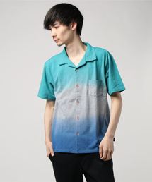 グラデーションダイ鹿の子シャツ