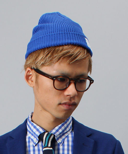 MEN'S BIGI（メンズビギ）の「カラフルニットキャップ（ニットキャップ/ビーニー・メンズ・ブラック/ターコイズブルー/ネイビー/レッド/ブルー・FREE）」の4枚目の写真