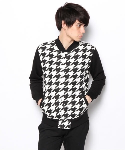 WEGO（ウィゴー）の「WEGO/総柄ポンチスタジャン（スタジャン・メンズ・その他1/その他2/その他3・MEDIUM/LARGE）」の2枚目の写真