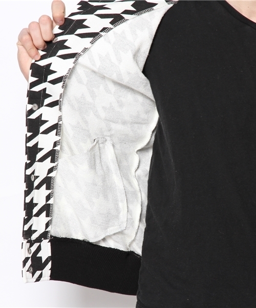 WEGO（ウィゴー）の「WEGO/総柄ポンチスタジャン（スタジャン・メンズ・その他1/その他2/その他3・MEDIUM/LARGE）」の5枚目の写真