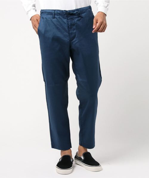 SHIPS（シップス）の「SC: SOLOTEX(R) 日本製 サフィラン リネン ハイブリッド イージーパンツ（その他パンツ・メンズ・ダークブルー/ベージュ/ライトオリーブ/ブルー/ナチュラル/ネイビー/ホワイト/オートミール/コバルトブルー/ロイヤルブルー・SMALL/MEDIUM/LARGE/X-LARGE）」の7枚目の写真