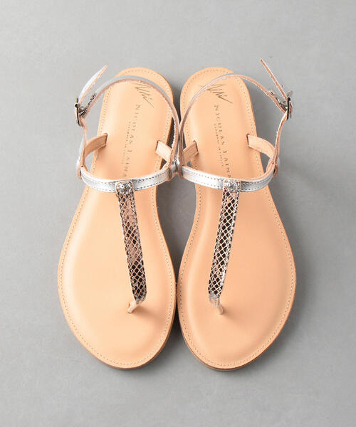 NICOLAS LAINAS（ニコラスライナス）の「NICOLAS LINAS pierc SD（サンダル・レディース・ブラック/シルバー・38/36/37）」の3枚目の写真