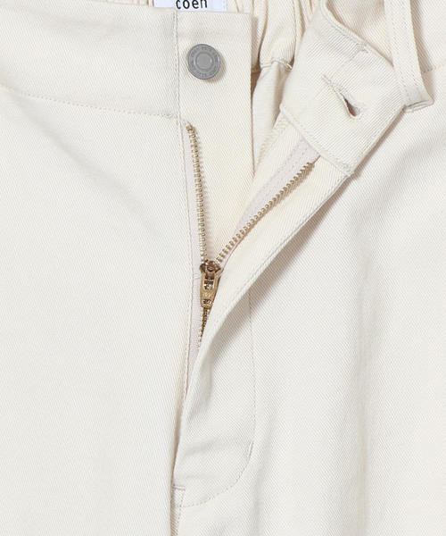 coen(コーエン)の「カツラギワイドパンツ(その他パンツ・レディース・オフホワイト/ダークグレー・SMALL/LARGE/MEDIUM)」の5枚目の写真