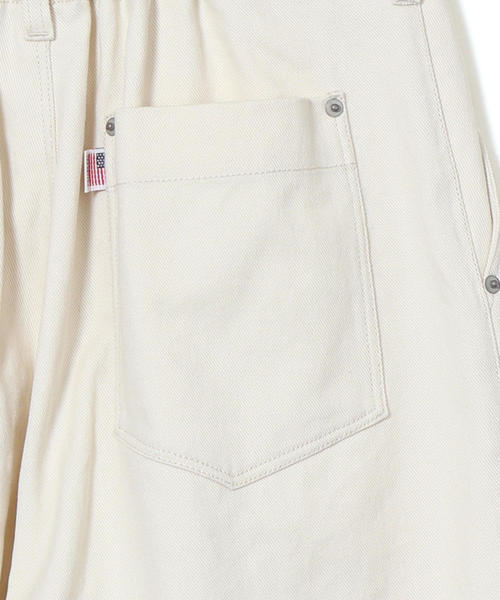 coen(コーエン)の「カツラギワイドパンツ(その他パンツ・レディース・オフホワイト/ダークグレー・SMALL/LARGE/MEDIUM)」の4枚目の写真